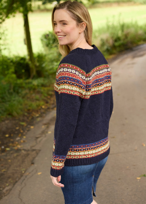 Fair Isle Pure Wool Cardigan | Colorado