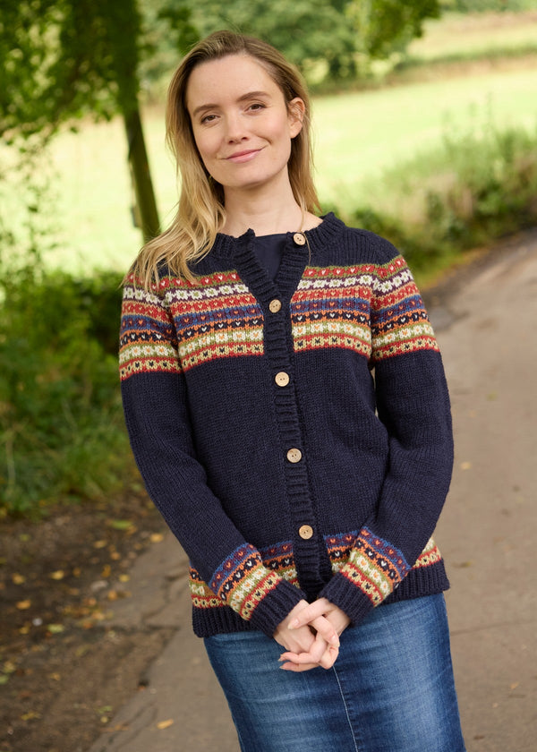 Fair Isle Pure Wool Cardigan | Colorado