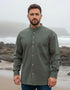 Civilian Men's Grandfather Shirt | Army Green