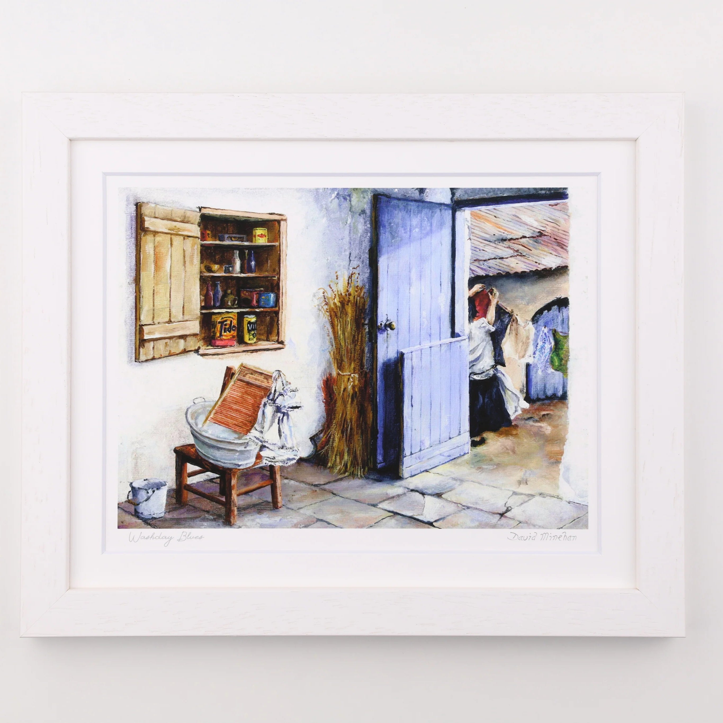 Blue Shoe Gallery Irish Art | Washday Blues
