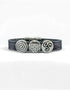 Celtic Leather Aoife Black Cuff Bracelet