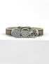 Celtic Leather Green Aoife Cuff Bracelet