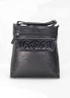 Lee River Black Leather Mary Bag