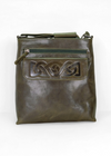 Lee River Green Leather Mary Bag