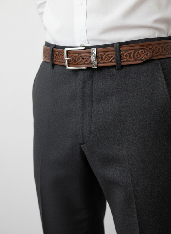 Lee River Leather Teltin Celtic Belt