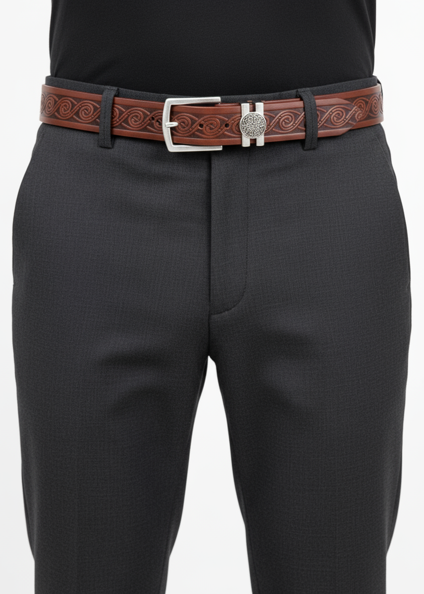 Lee River Leather Tonn Belt | Brown