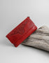 Lee River Red Ciara Clutch Bag
