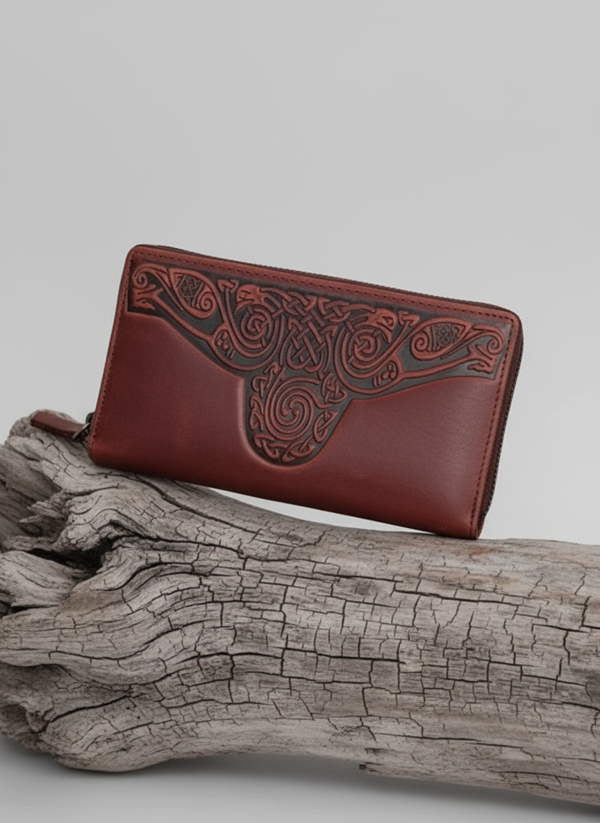 Lee River Roisín Brown Ladies Celtic Wallet