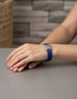 Braden Blue Celtic Cuff Leather Bracelet
