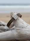 Braden Green Celtic Cuff Leather Bracelet