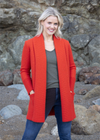 IrelandsEye Women's Kilcoole Coatigan | Orange Marl
