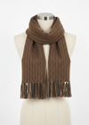 Mucros Alpaca Scarf | Brown Mix