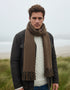 Mucros Alpaca Scarf | Brown Mix