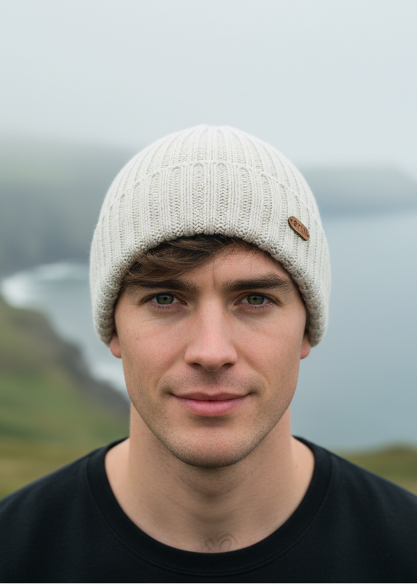 Rib Pullon Hat Turnup | Oatmeal