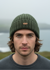 Rib Pullon Hat Turnup | Green