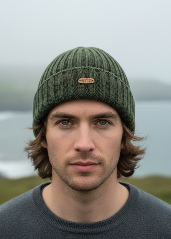 Rib Pullon Hat Turnup | Green