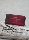 Mucros Tweed Wallet | Pink Check