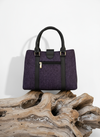 Mucros Jessica Bag | Purple Herringbone