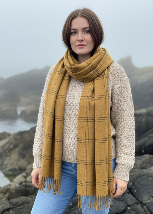 McNutt Mead Window Pane Pashmina Wrap