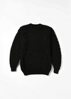 Aran Wool Sweater | Army Green