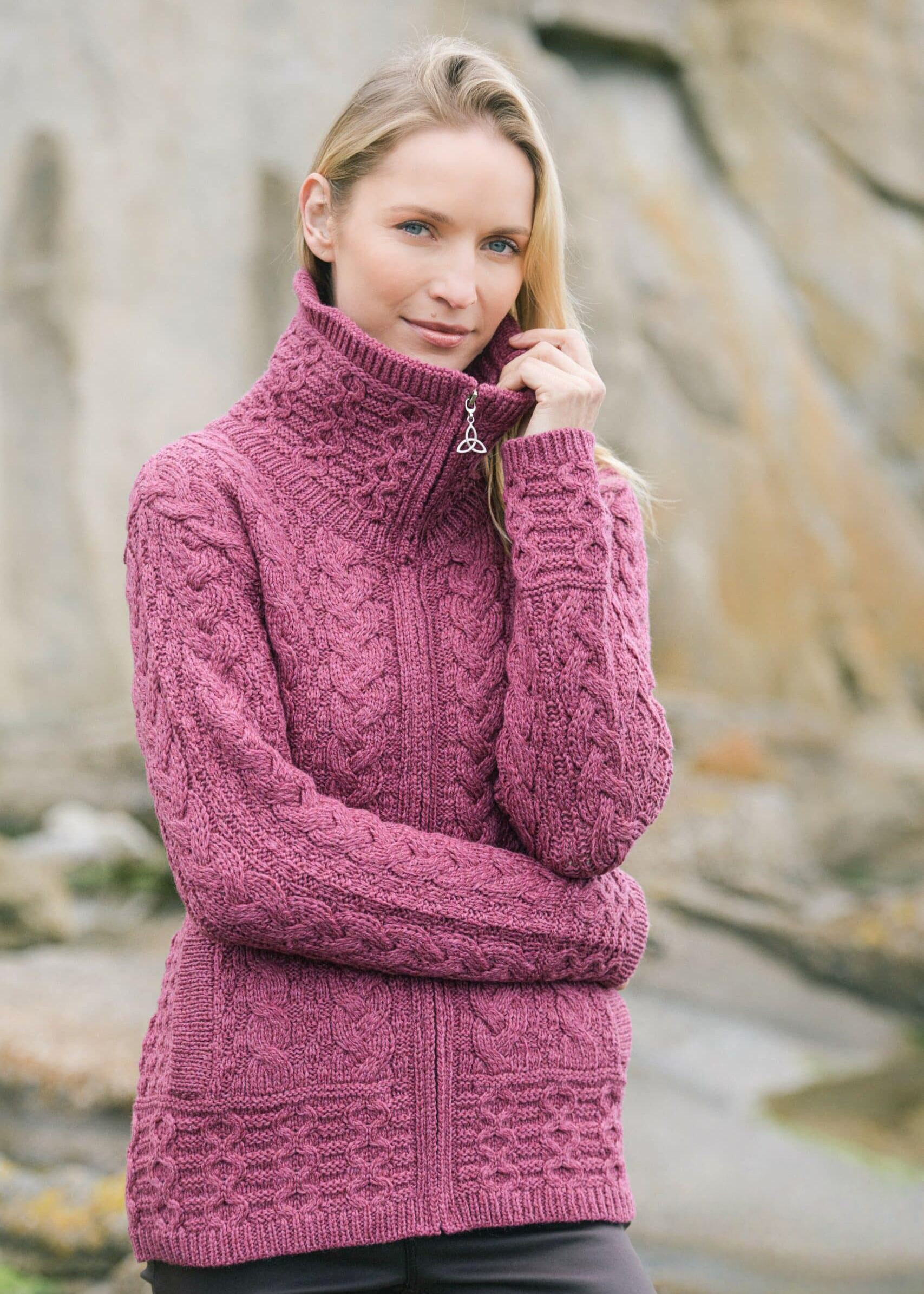 Double Collar Trinity Cardigan