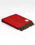 Mcnutt Reine Wolldecke Rot Heritage
