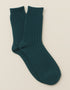 Irish Merino Wool Socks | Navy Green Mix