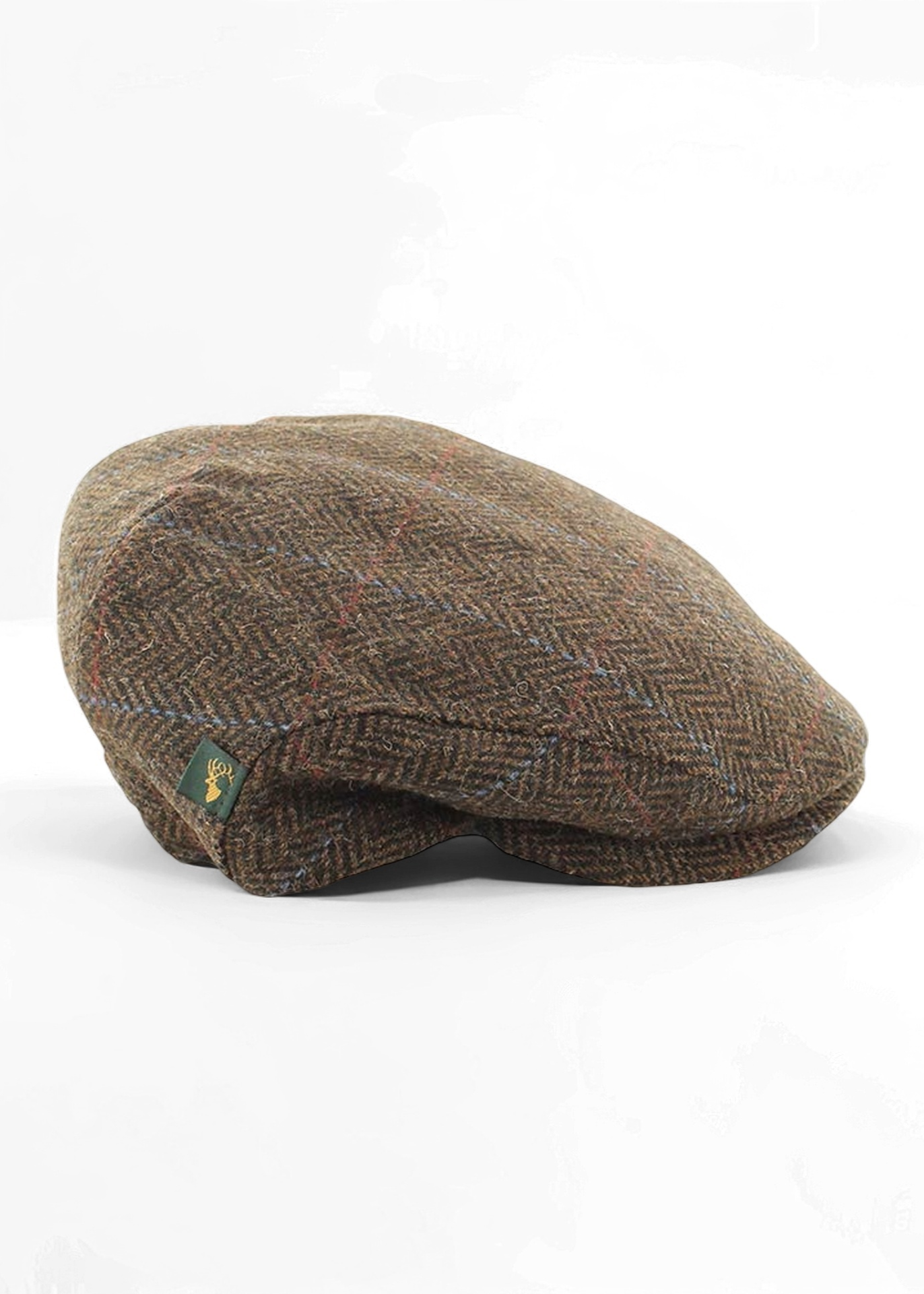 Mucros Trinity Cap | Brown Herringbone