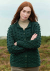 Aran Popcorn Stitch Cardigan