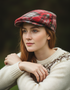 Pure Wool Aran Cap Red Fraser | Traditional Irish Flat Cap