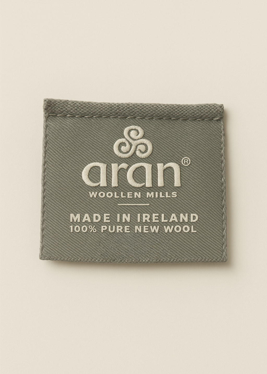 Aran Wool Sweater | Denim