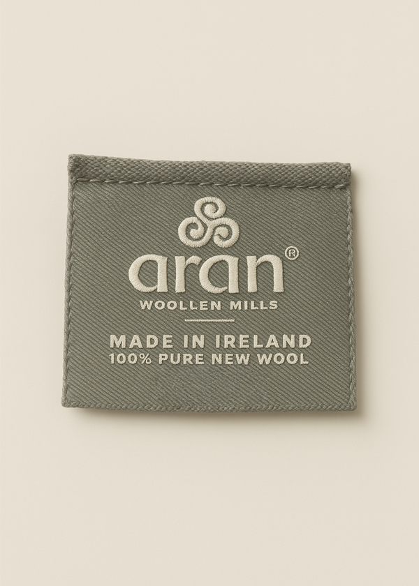 Aran Wool Sweater | Denim