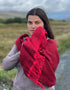 McNutt Cashmere Wrap | Lipstick Reversible