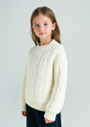 Kids Aran Sweater | Natural