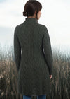 Aran Cable Signature Coat | Grey
