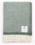 McNutt Merino Wool Throw | Moss