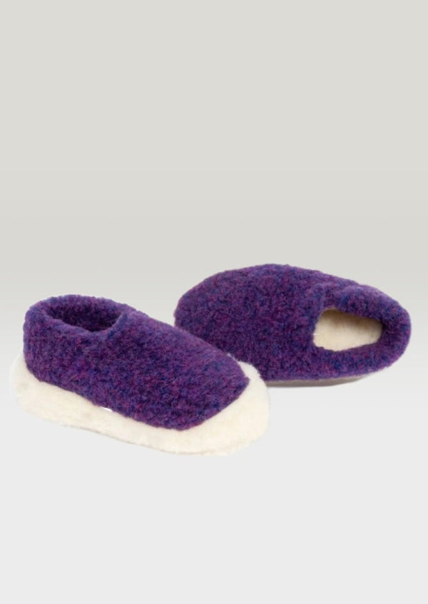 Sheep by the Sea Slippers | Purple