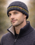 Erin Men's Rib Turnup Hat | Marled Green