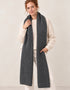100% Merino Wool Giant Scarf | Charcoal
