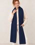 100% Merino Wool Giant Scarf | Navy