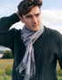 John Hanly Merino Scarf | Grey