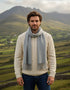 John Hanly Merino Scarf | Grey