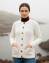Aran Lumber Cardigan | Natural