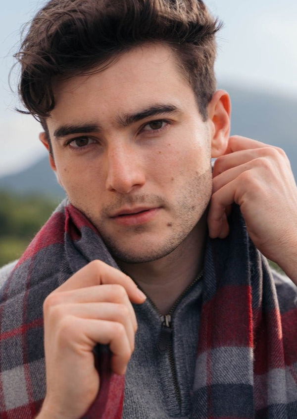 John Hanly Merino Scarf | Multi Colour