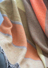 John Hanly Cashmere Merino Throw | Mustard Stripe