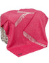 John Hanly Cashmere Merino Throw - Raspberry
