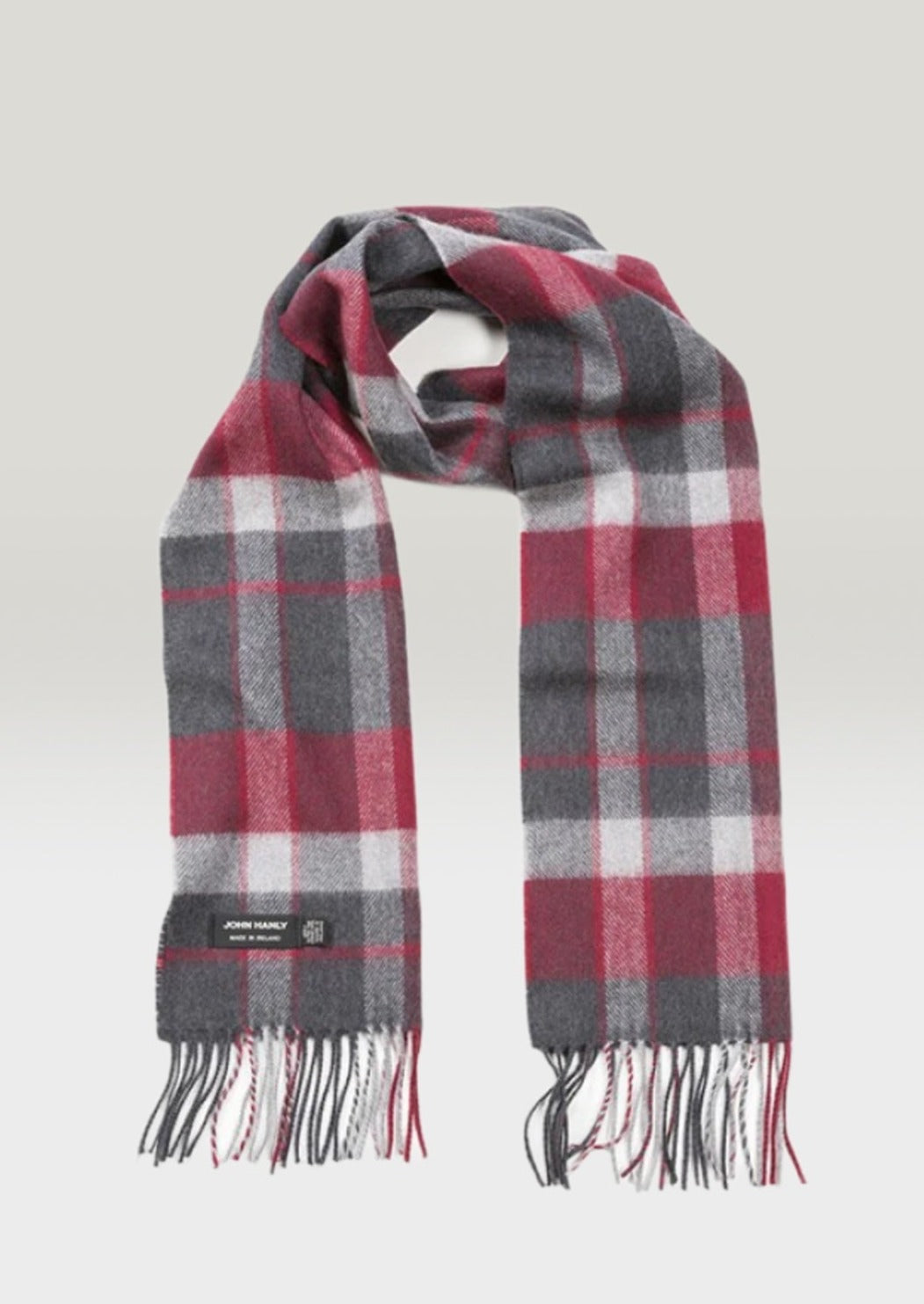 John Hanly Merino Scarf Multi Colour