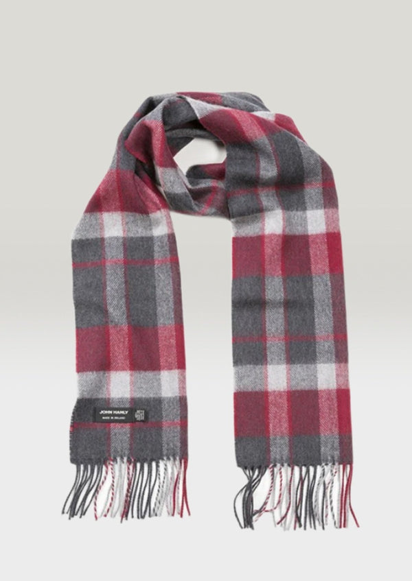John Hanly Merino Scarf Multi Colour