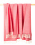 John Hanly Cashmere Throw | Dusty Pink Bubblegum