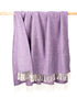 John Hanly Cashmere Throw - Lavender Purple